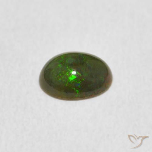 Opale Multicolore naturale da 0.40 ct, Ovale, Opaco