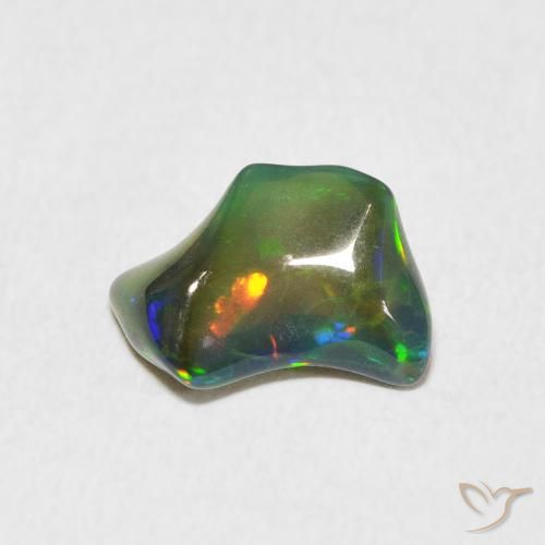 1.66ct Naturale Multicolore Opale, Taglio a fantasia, Opaco