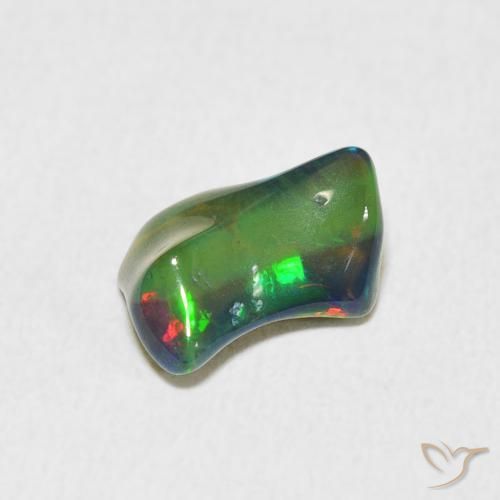 Opale Multicolore naturale da 1.66 ct, Taglio a fantasia, Opaco