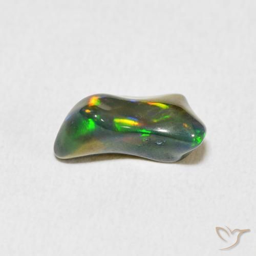 Opale Multicolore naturale da 1.66 ct, Taglio a fantasia, Opaco
