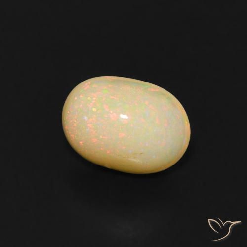 Opale Multicolore naturale da 0.52 ct, Ovale, Trasparente