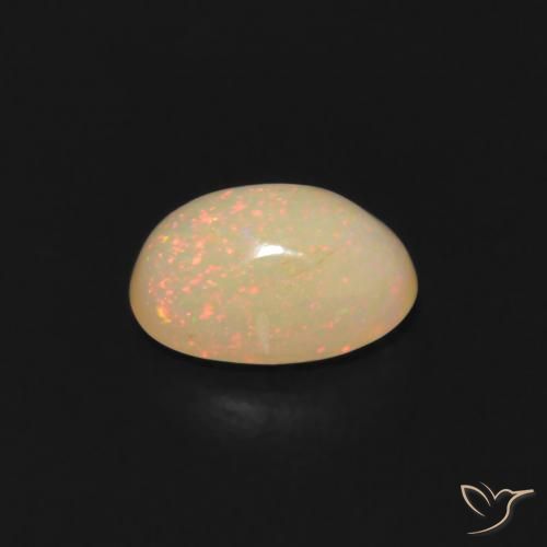 Opale Multicolore naturale da 0.52 ct, Ovale, Trasparente