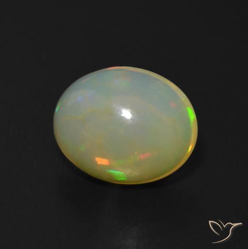 Opale Multicolore naturale da 1.71 ct, Ovale, Trasparente