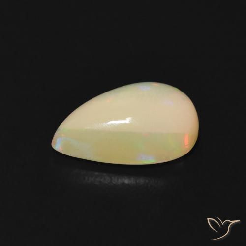 Opale Multicolore naturale da 1.07 ct, Forma a pera, Trasparente