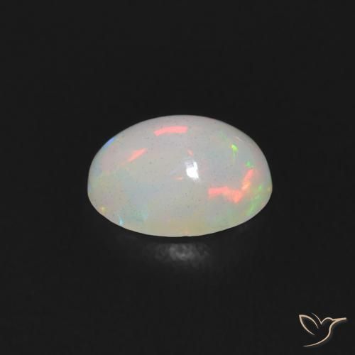 Opale Multicolore naturale da 0.59 ct, Ovale, Trasparente