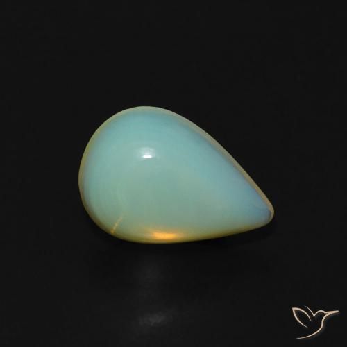 Opale Multicolore naturale da 1.00 ct, Forma a pera, Trasparente