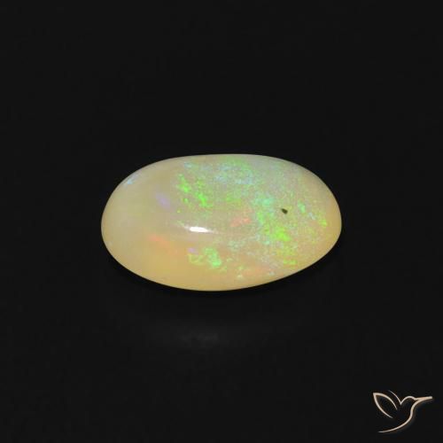 Opale Multicolore naturale da 0.48 ct, Ovale, Trasparente