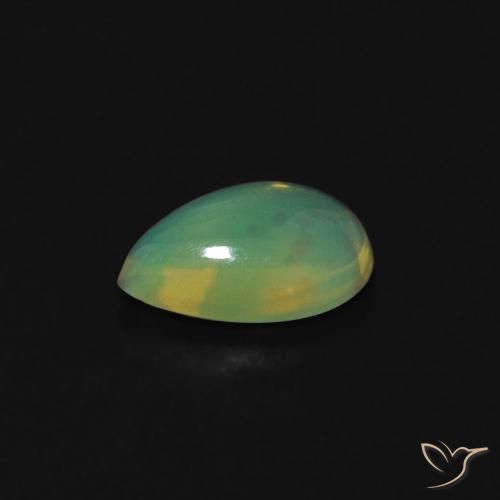 Opale Multicolore naturale da 0.36 ct, Forma a pera, Trasparente