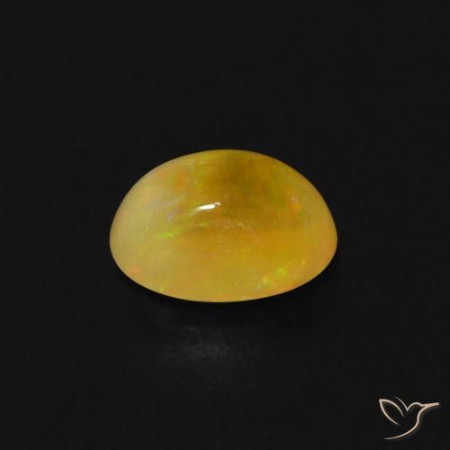 Opale Multicolore naturale da 0.49 ct, Ovale, Trasparente
