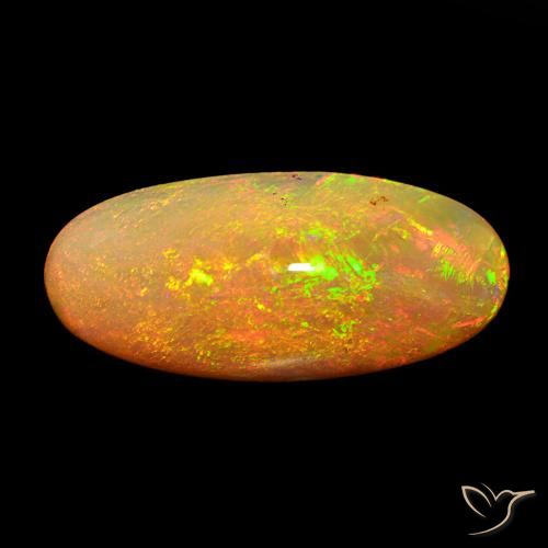 13.59ct Multicolore Opale, Ovale, Opaco