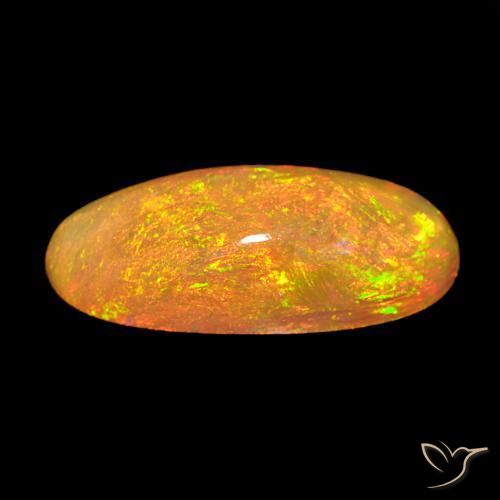 Opale Multicolore naturale da 13.59 ct, Ovale, Opaco