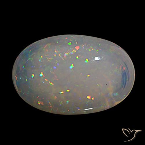 21.09ct Multicolore Opale, Ovale, Trasparente