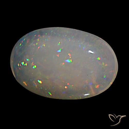 Opale Multicolore naturale da 21.09 ct, Taglio ovale, Trasparente