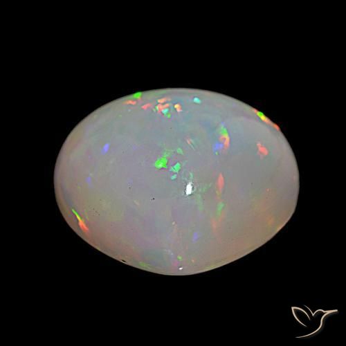 Opale Multicolore naturale da 14.76 ct, Forma a pera, Trasparente