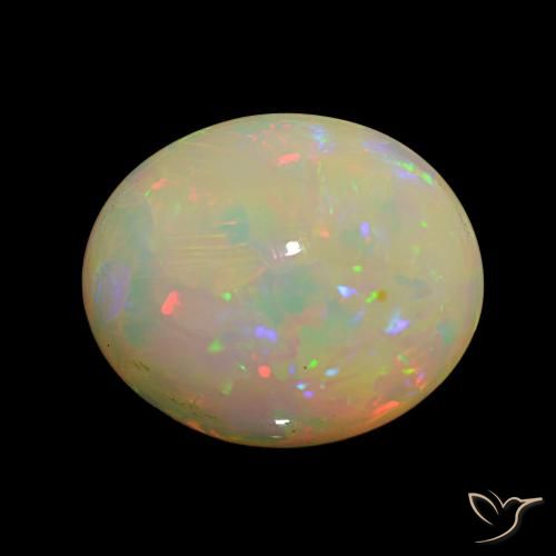 Opale Multicolore naturale da 13.15 ct, Taglio ovale, Opaco