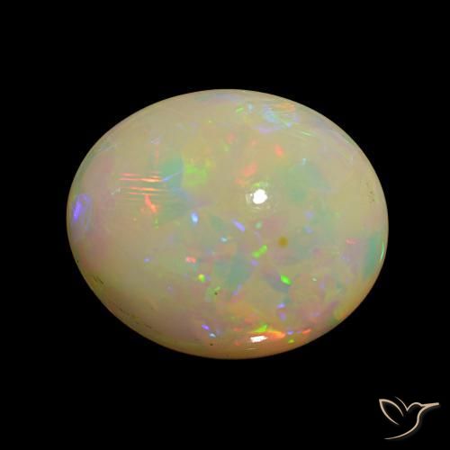 Opale Multicolore naturale da 13.15 ct, Taglio ovale, Opaco