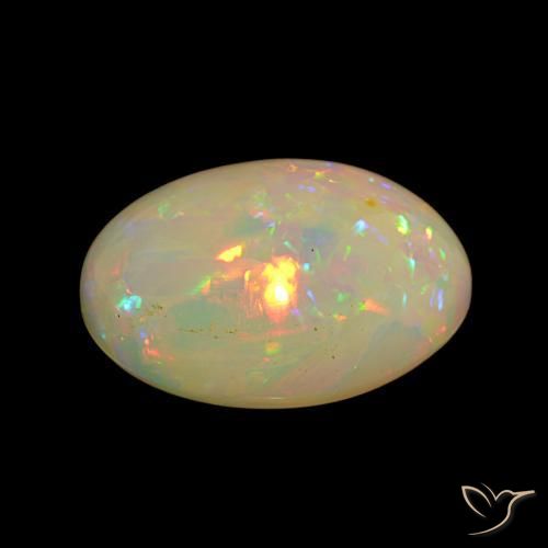 Opale Multicolore naturale da 13.15 ct, Taglio ovale, Opaco