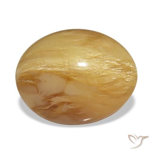 4.59ct dorato opale, ovale, opaco