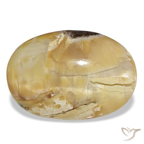 31.48ct dorato opale, ovale, opaco