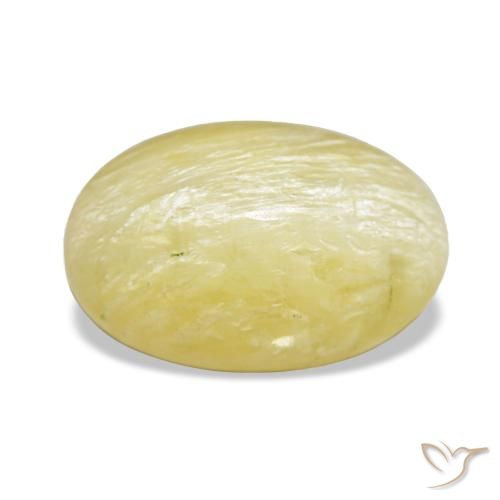 2.89ct giallo opale, ovale, opaco