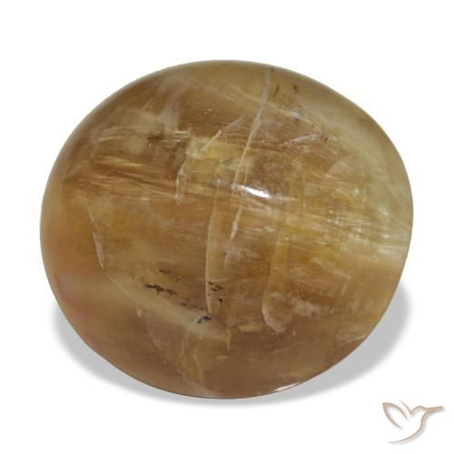 Opale naturale marrone da 8,17 ct, taglio ovale, opaco