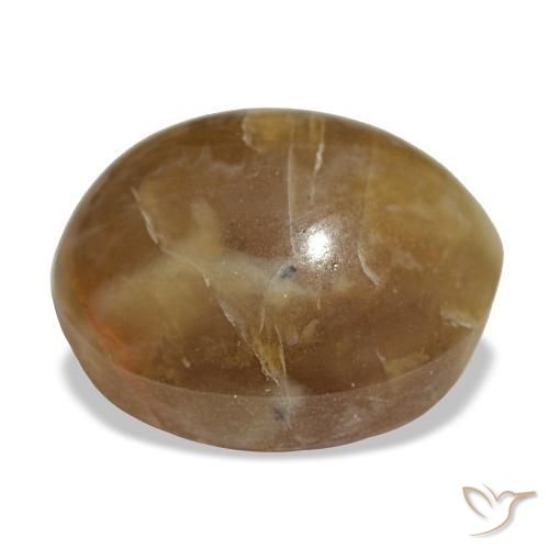 Opale naturale marrone da 8,17 ct, taglio ovale, opaco