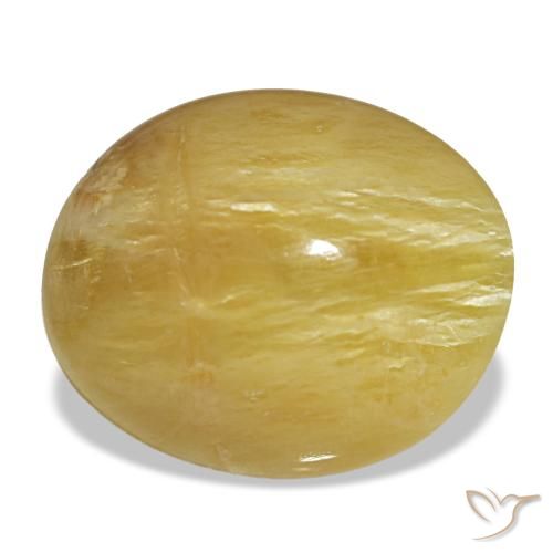5.55ct giallo opale, ovale, opaco
