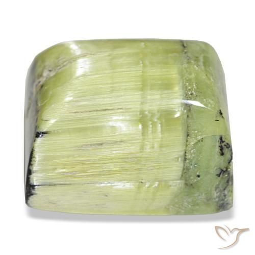 Opale naturale verde da 28,65 ct, baguette, opaco