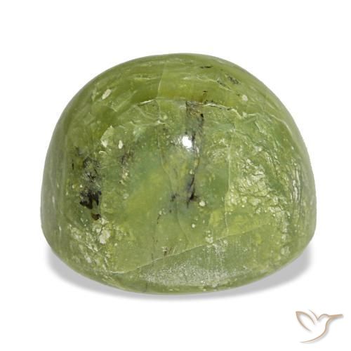 Opale naturale verde da 8,68 ct, taglio a cuscino, opaco