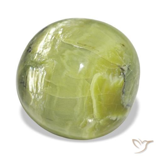 Opale naturale verde da 10,64 ct, taglio a cuscino, opaco