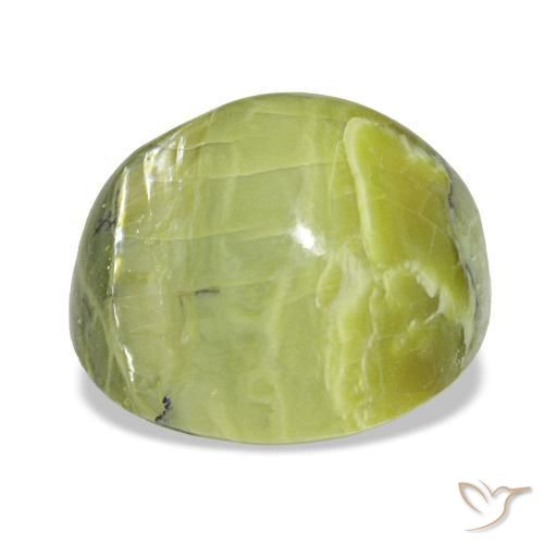 Opale naturale verde da 10,64 ct, taglio a cuscino, opaco