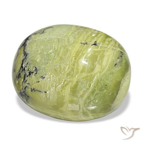 Opale naturale verde da 19,72 ct, taglio ovale, opaco
