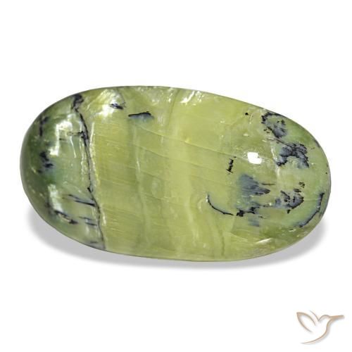 Opale naturale verde da 15,49 ct, taglio ovale, opaco