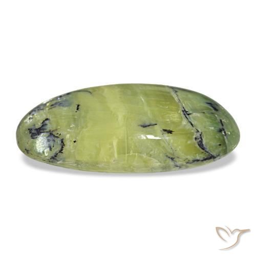 Opale naturale verde da 15,49 ct, taglio ovale, opaco