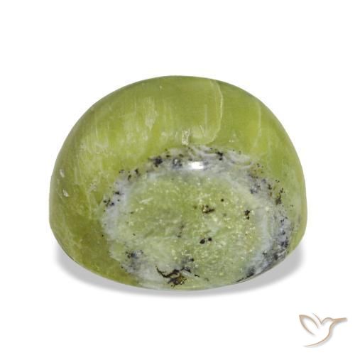Opale naturale verde da 3,75 ct, taglio ovale, opaco