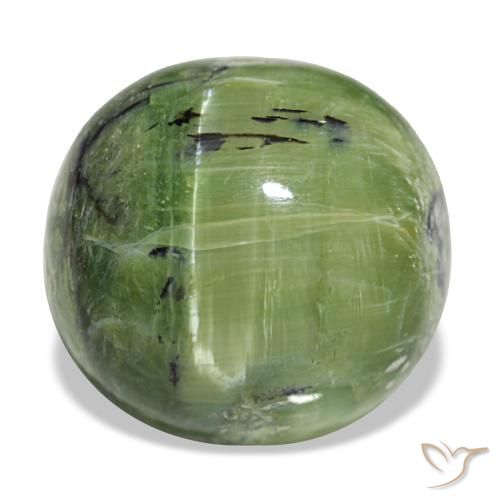 Opale naturale verde da 9,37 ct, taglio a cuscino, opaco