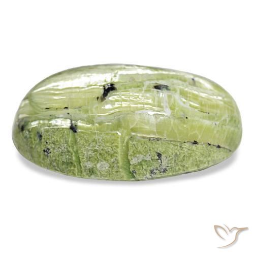 Opale naturale verde da 21,88 ct, taglio ovale, opaco