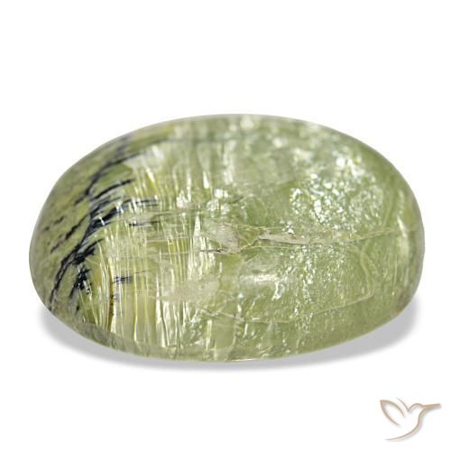 Opale naturale verde da 25,90 ct, taglio a cuscino, opaco