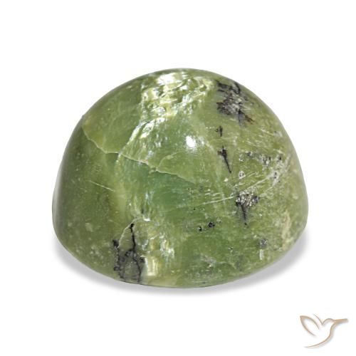 Opale naturale verde da 4,99 ct, taglio ovale, opaco