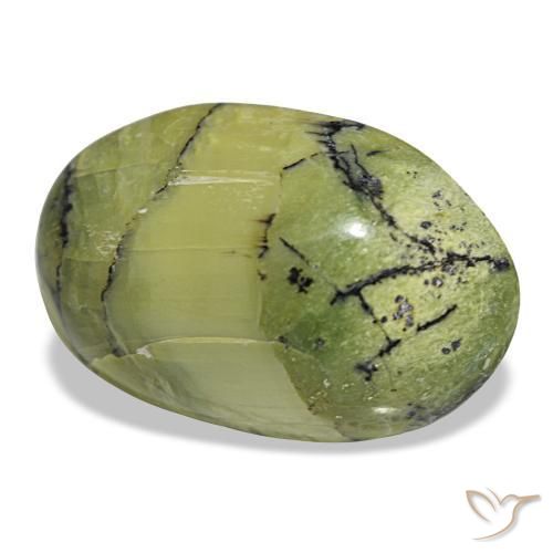 Opale naturale verde da 10,18 ct, taglio ovale, opaco