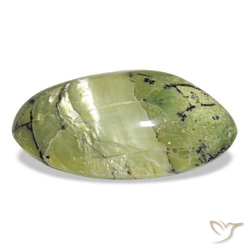 Opale naturale verde da 10,18 ct, taglio ovale, opaco