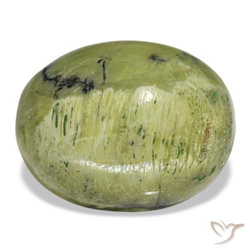 8.06ct verde opale, ovale, opaco