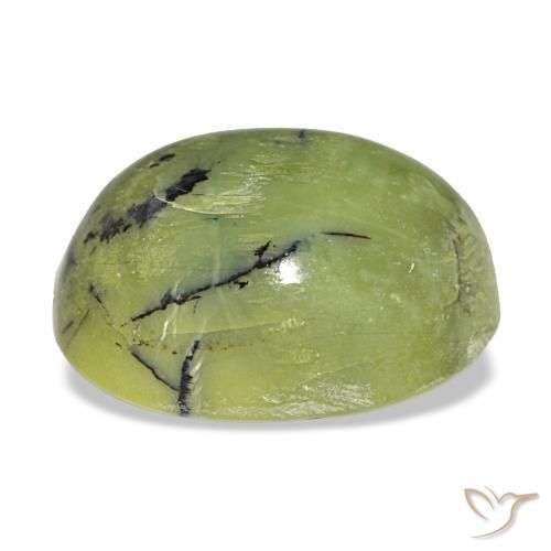 Opale naturale verde da 6,32 ct, taglio ovale, opaco