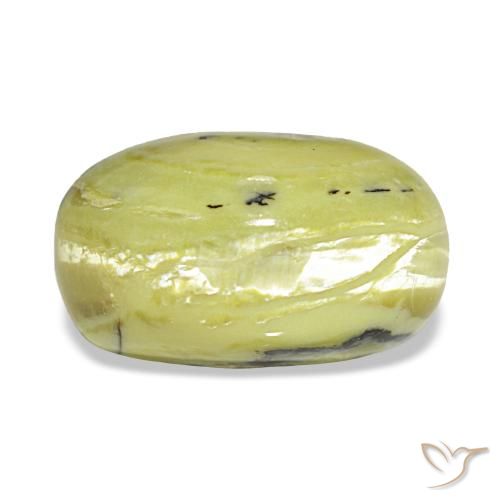Opale naturale verde da 3,73 ct, taglio ovale, opaco