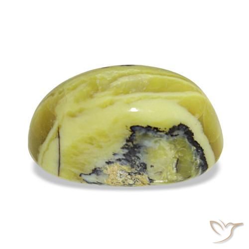 Opale naturale verde da 3,73 ct, taglio ovale, opaco