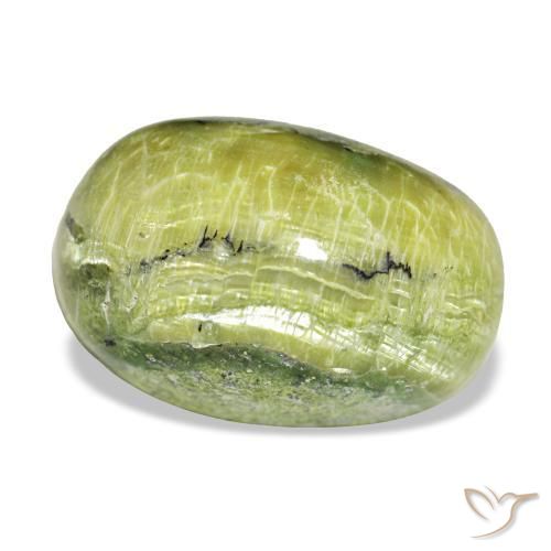 Opale naturale verde da 12,02 ct, taglio ovale, opaco