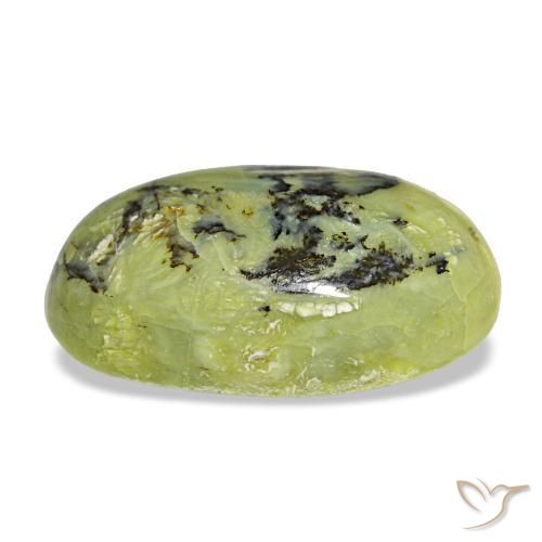 Opale naturale verde da 9,57 ct, taglio ovale, opaco