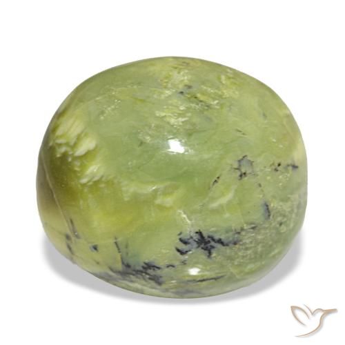 Opale naturale verde da 8,01 ct, taglio ovale, opaco