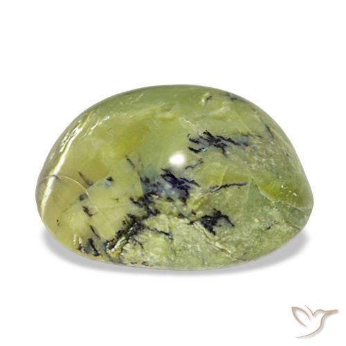 Opale naturale verde da 8,01 ct, taglio ovale, opaco