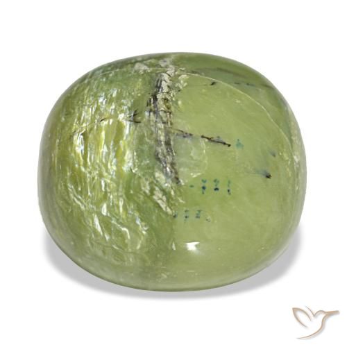 Opale naturale verde da 6,79 ct, taglio a cuscino, opaco